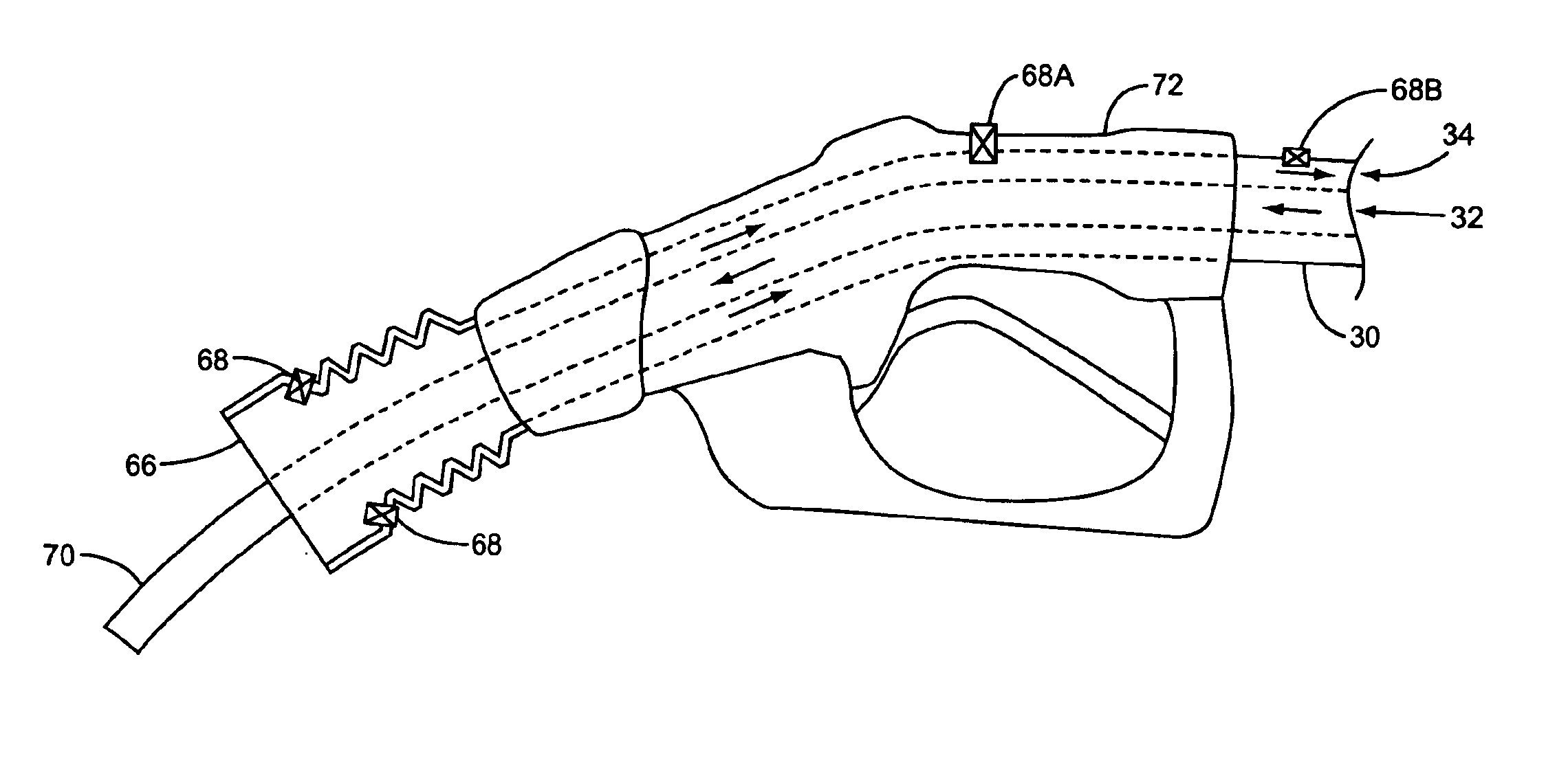 Vapor recovery system with ORVR compensation