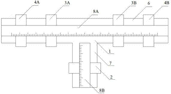 Adjustable T-type characteristic guided wave welding line detecting device