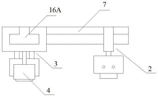 Adjustable T-type characteristic guided wave welding line detecting device