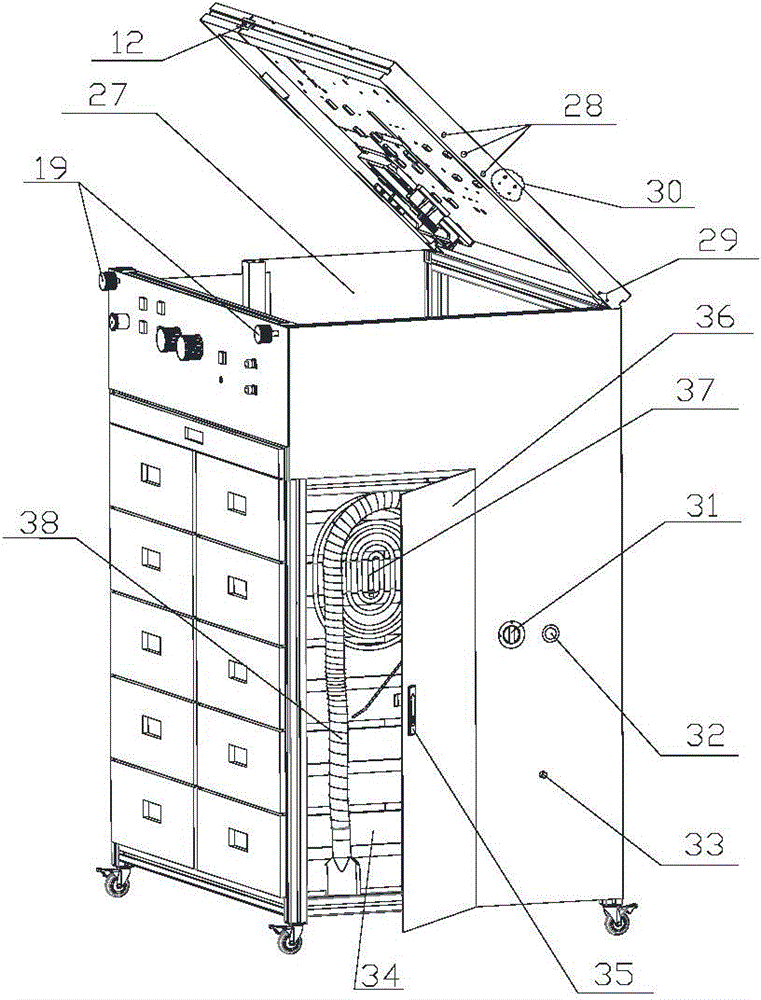 Multifunctional electric tool cabinet