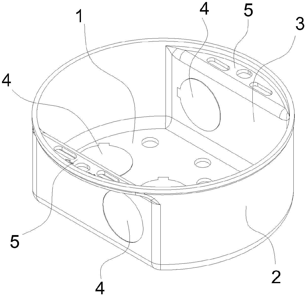 Easy-to-assemble fan power box