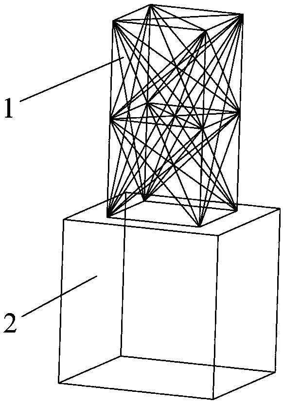 A continuum and discrete body coupling topology optimization method