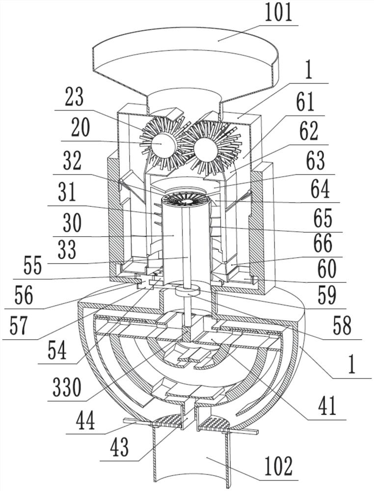 A medical sewage treatment system