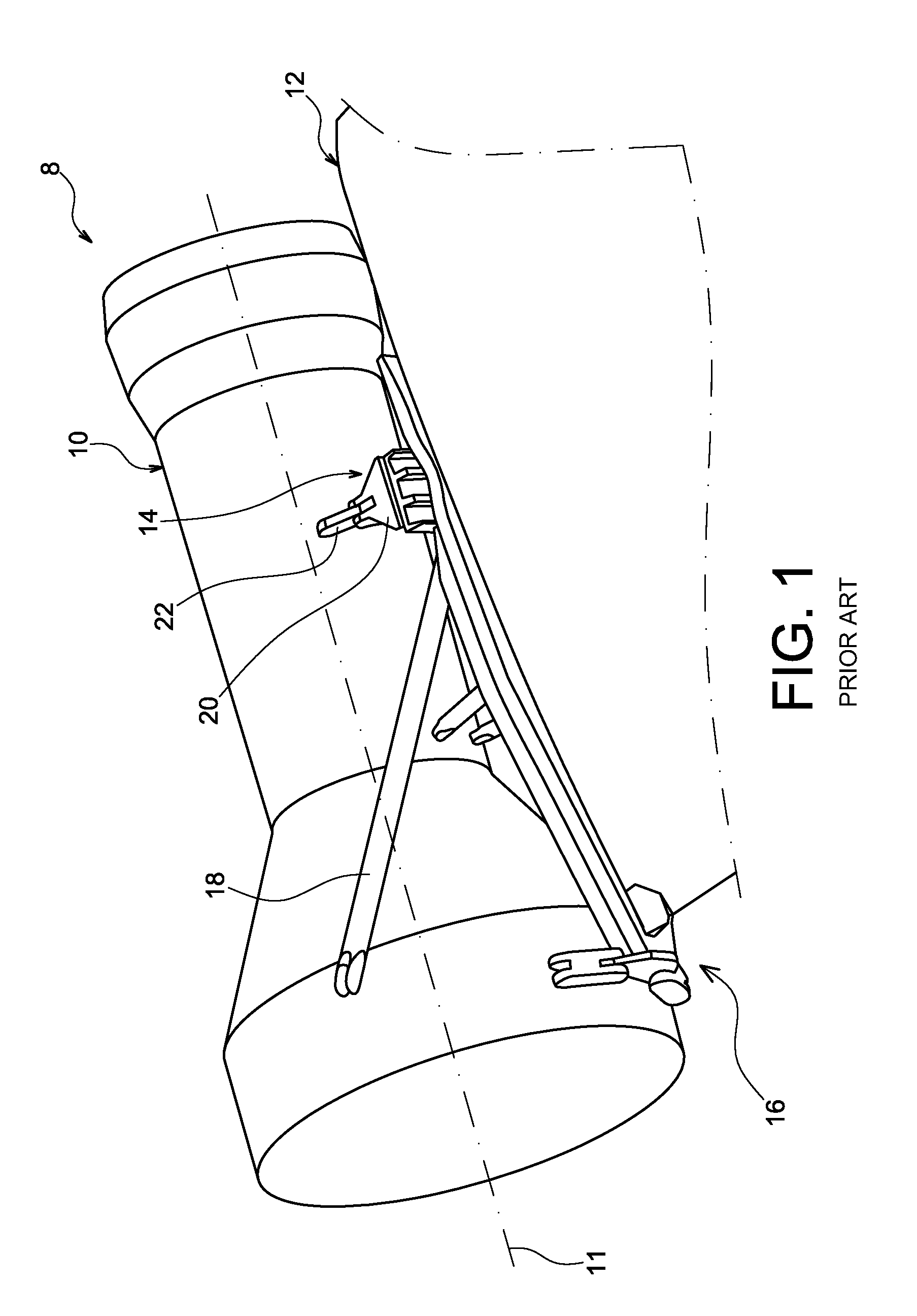 Flexible linking device for an aircraft propulsion system