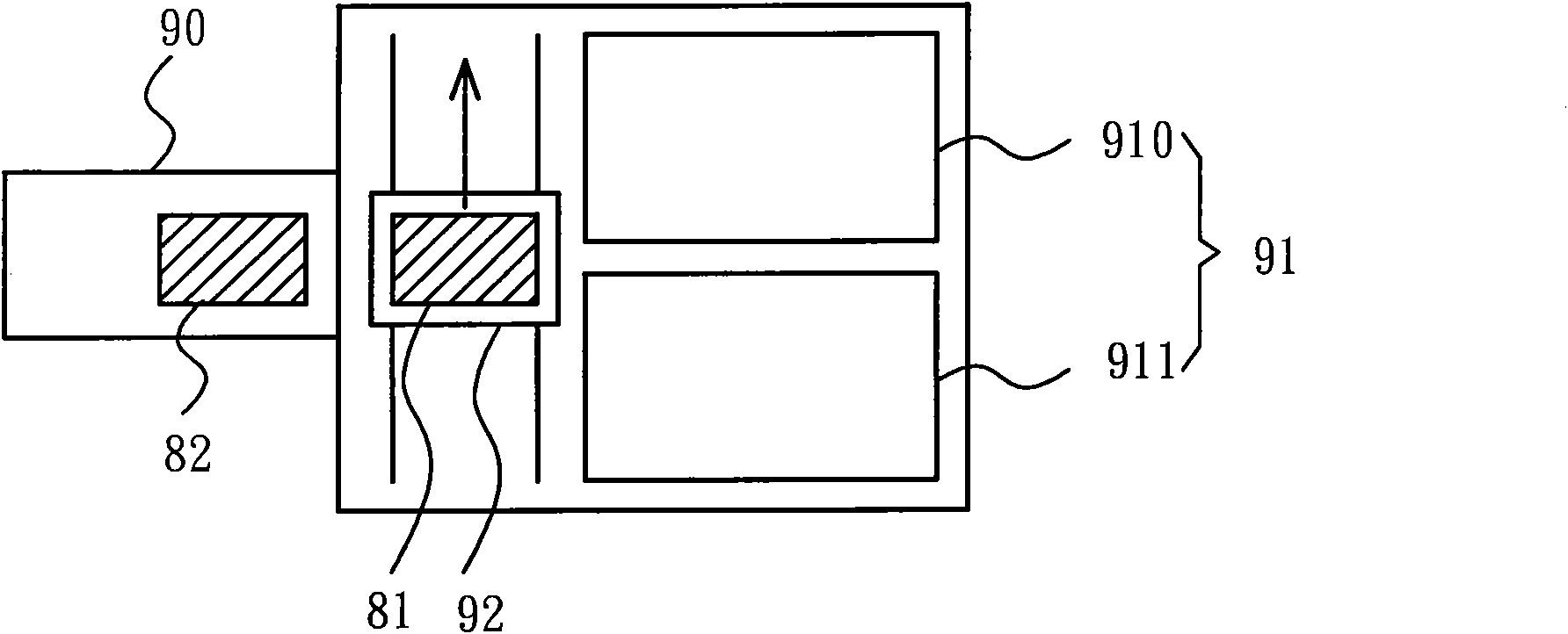 Production line diverging conveying framework and traverse conveyer belt platform thereof