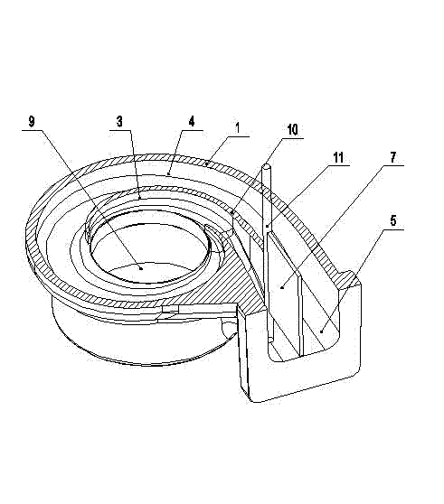 Variable passage volute device