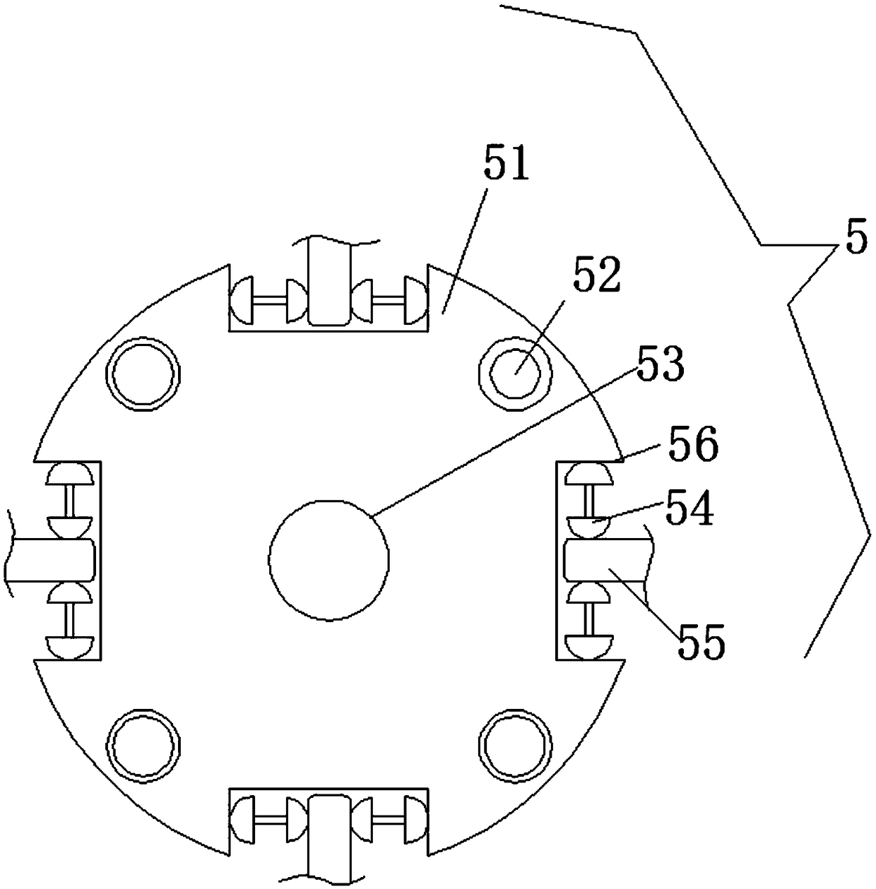 White peony root digging device