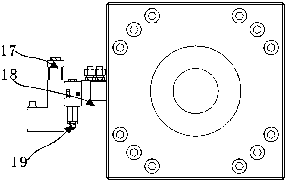 Rock sample torsion fracture breaking experimental device and simulated rock sample torsion fracture breaking method