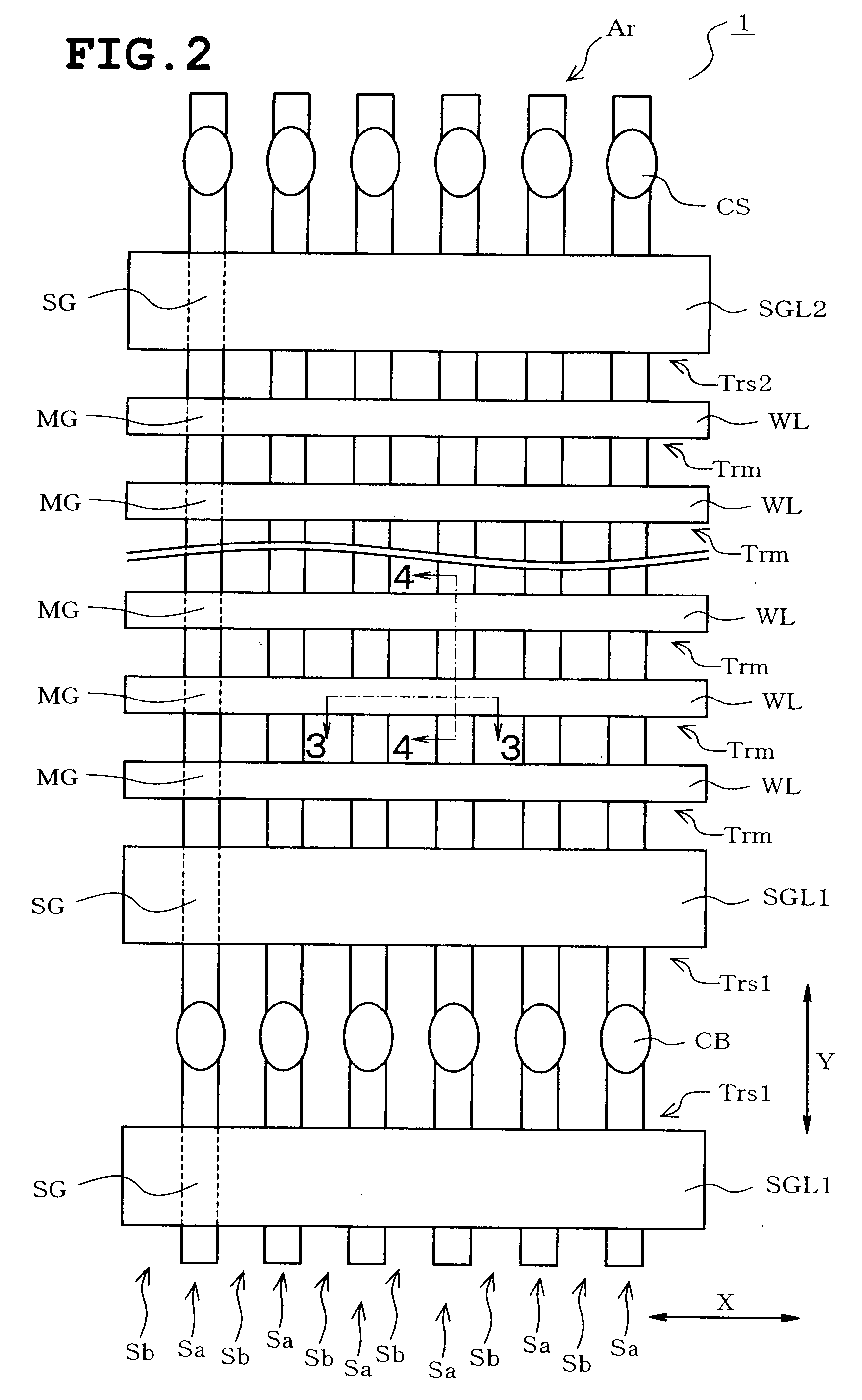 Nonvolatile semiconductor memory device and method of fabricating the same