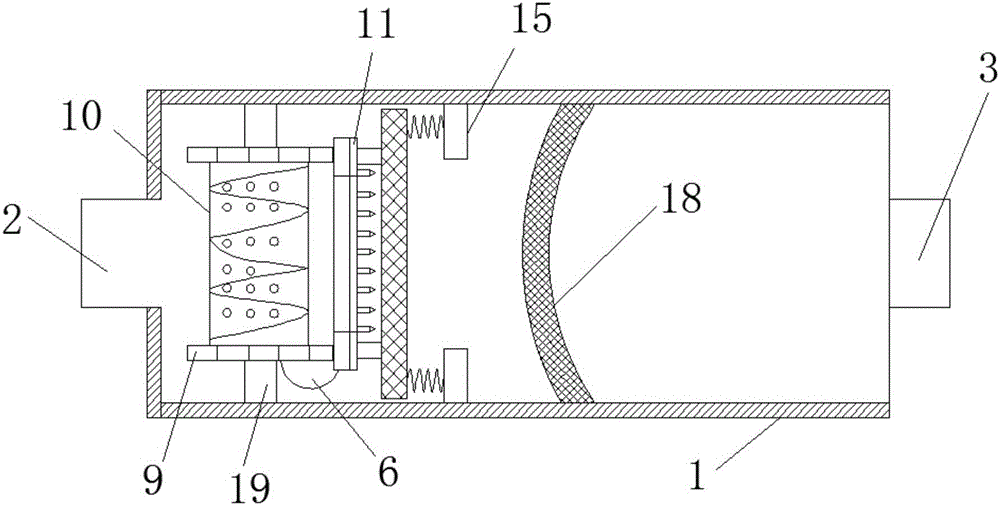 Environment-friendly wastewater filtering device