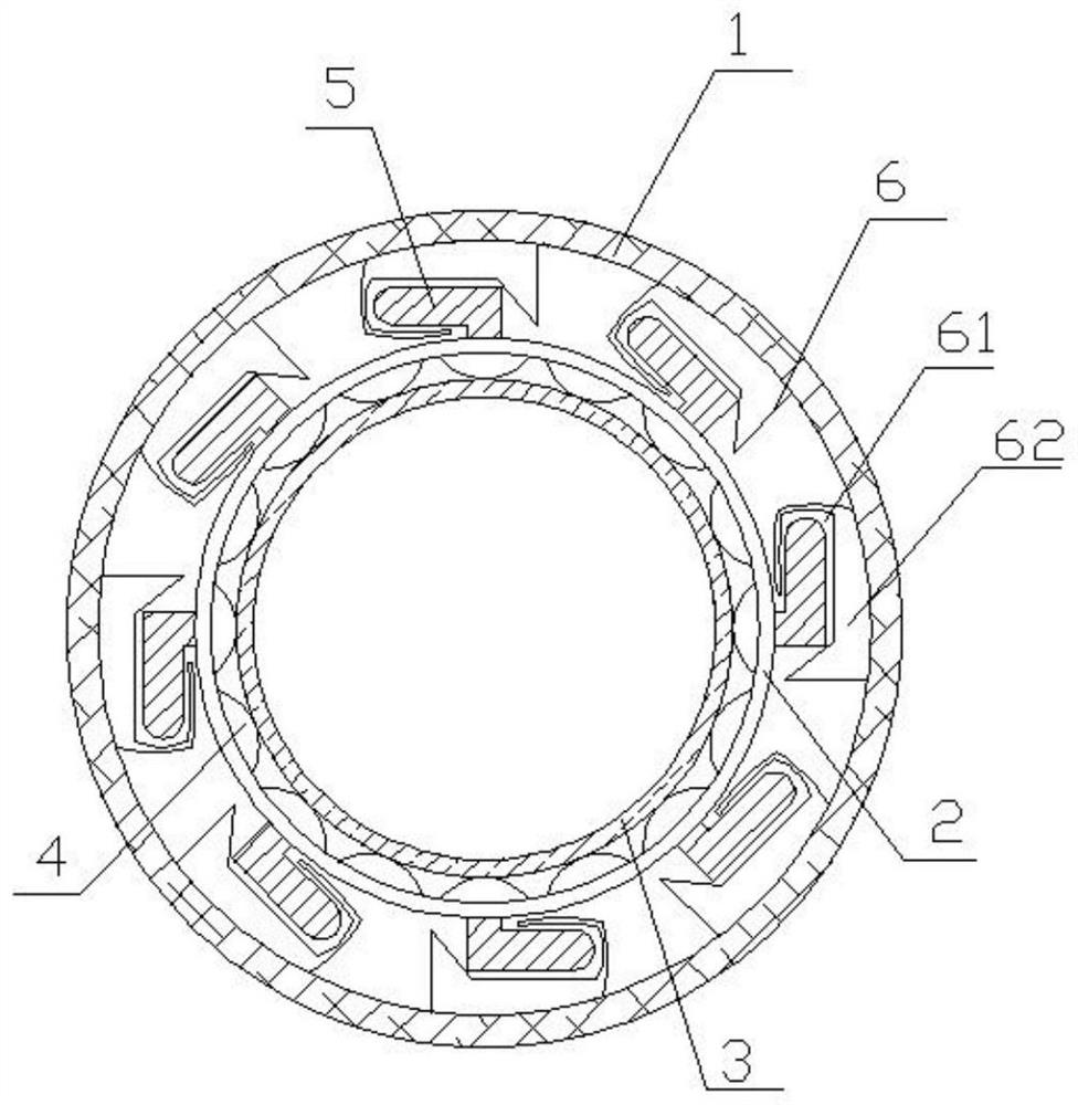 Impact-resistant tensile power protection pipe and preparation method thereof