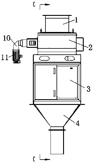 Single-servo full open weighing device