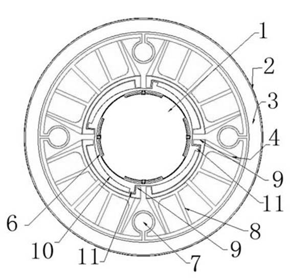 Internal-expansion sealing cover for round-mouth cans