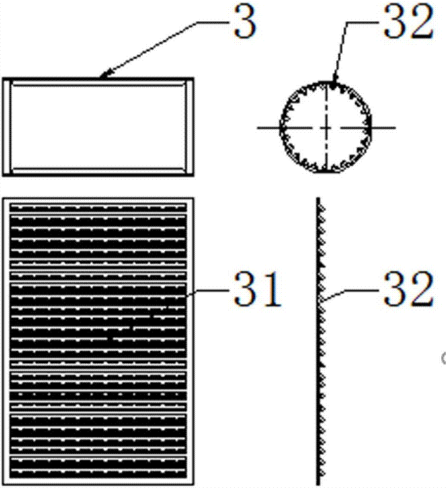 Straight-grid spring contact finger connector