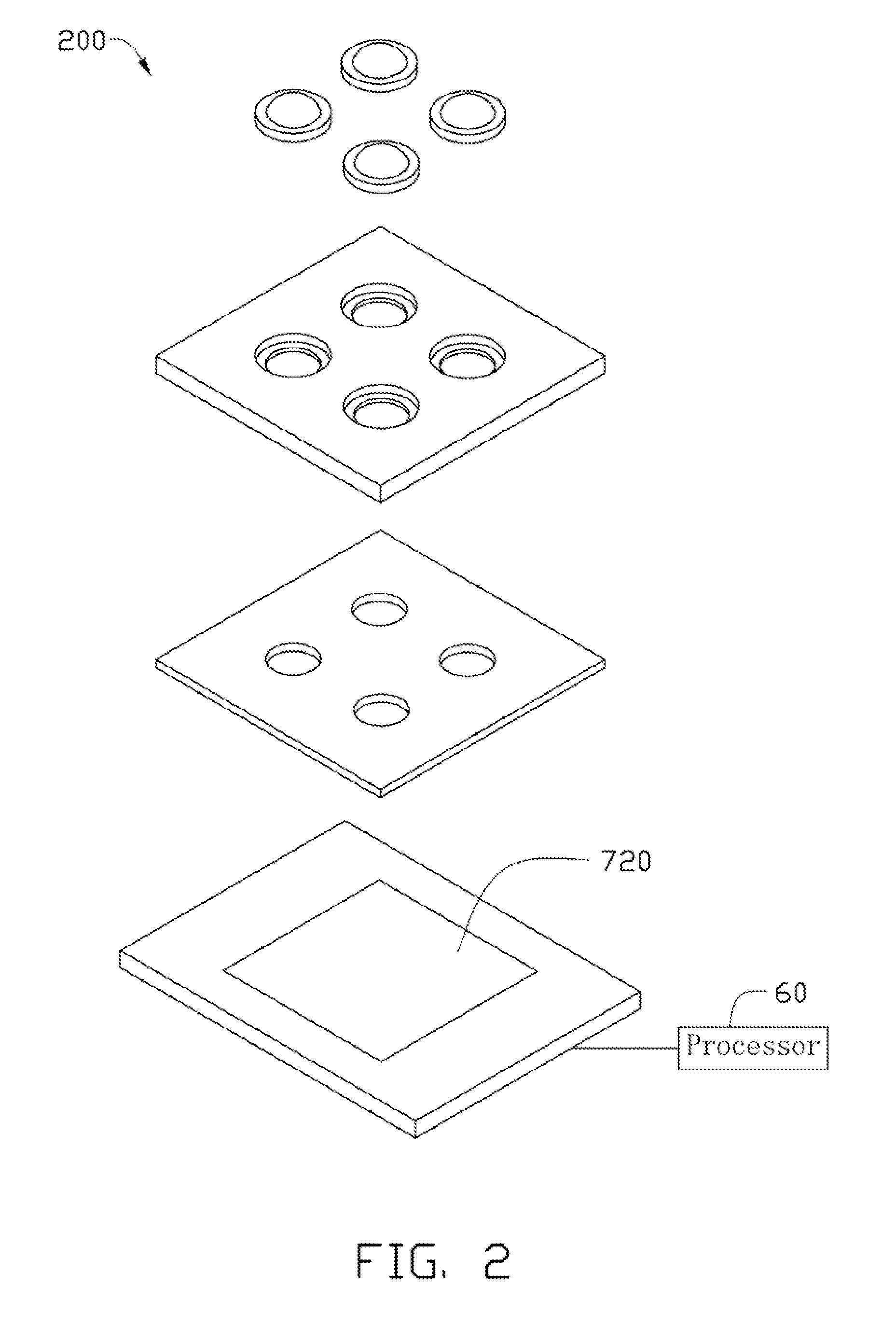 Compact camera module with lens array