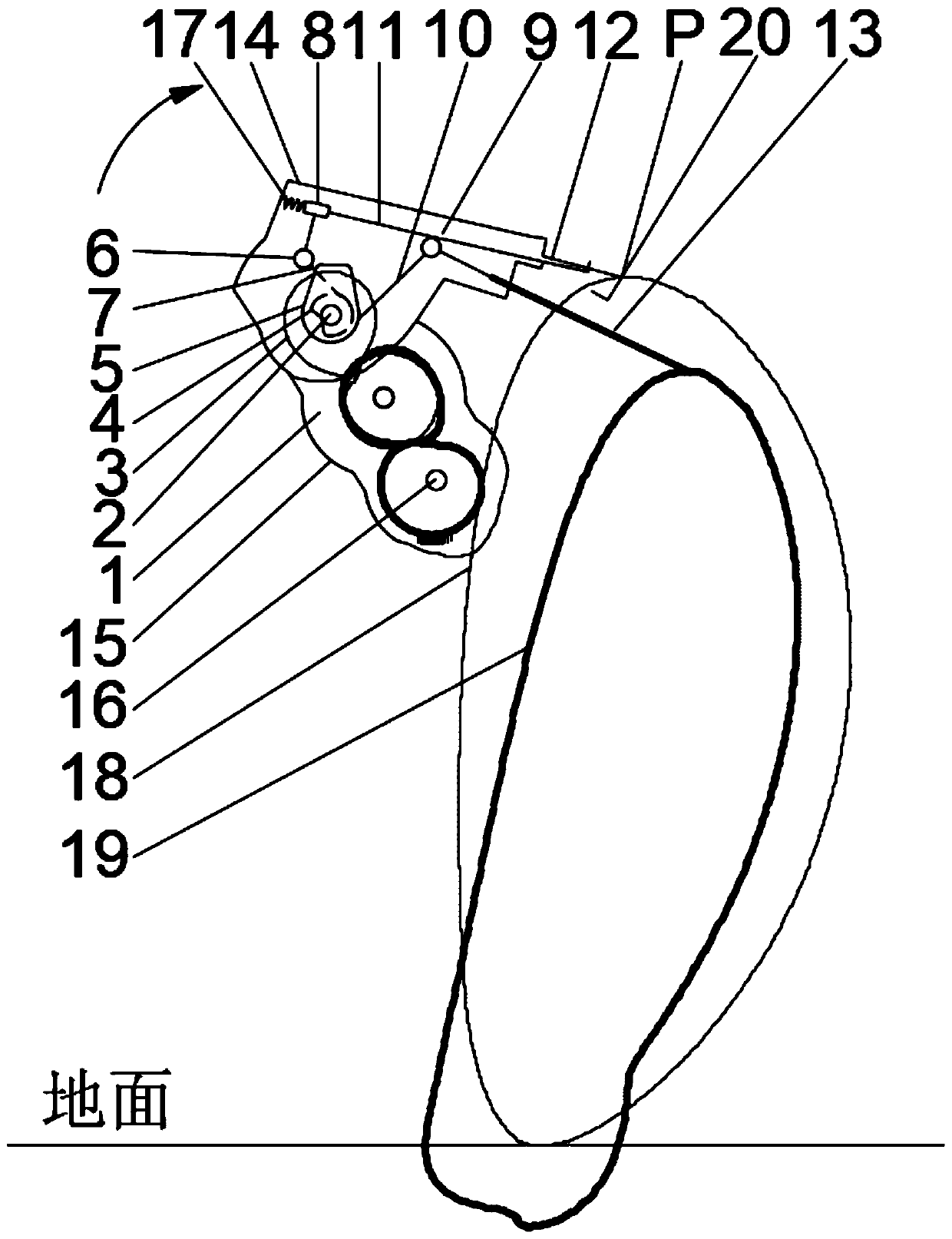 Transplanting mechanism for hole formation and seedling taking of rapeseed carpet seedlings and transplanting method thereof