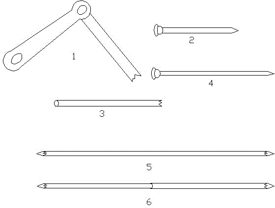 Minitype sleeve kirschner wire fixing device used for fixing fracture of metacarpal bone