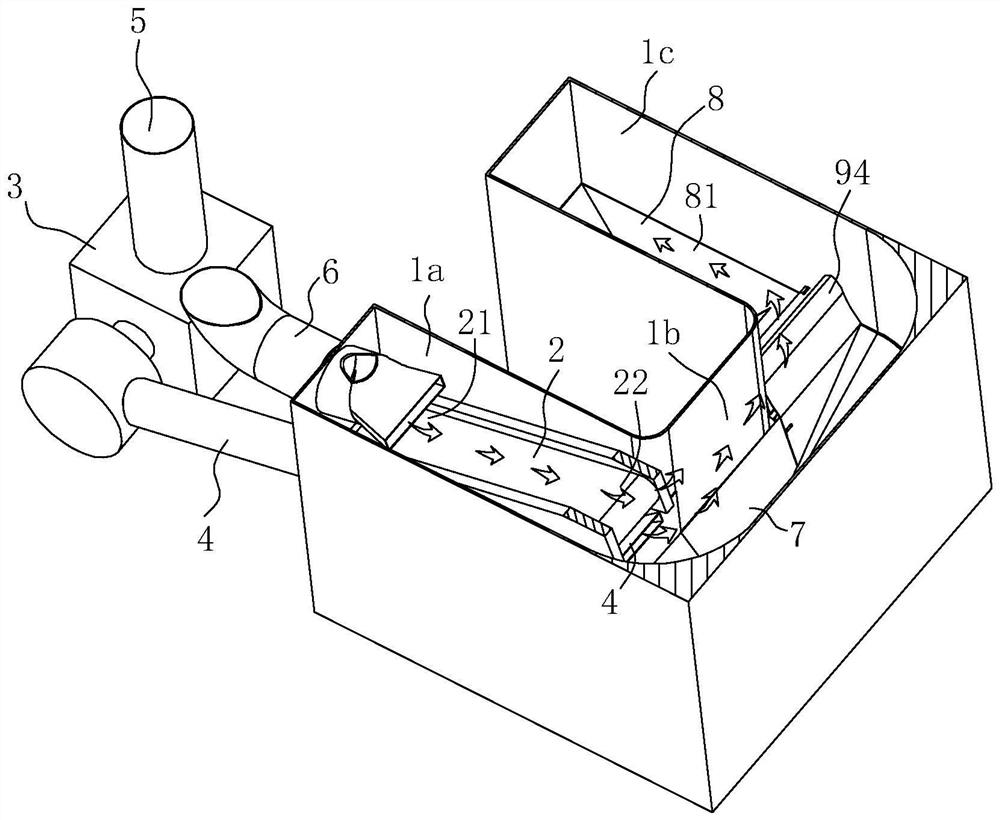 Garbage air separation system