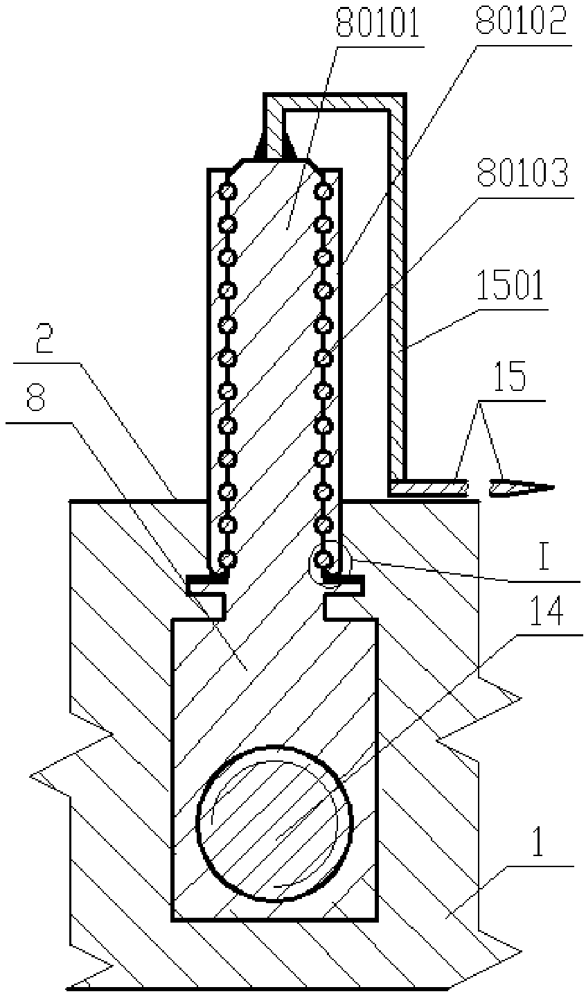 Glue pressing equipment