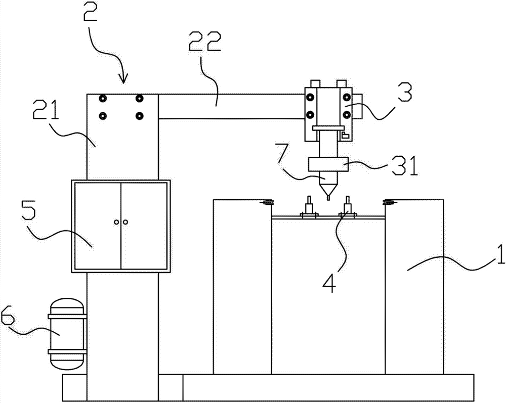 PCB glue dispensing device