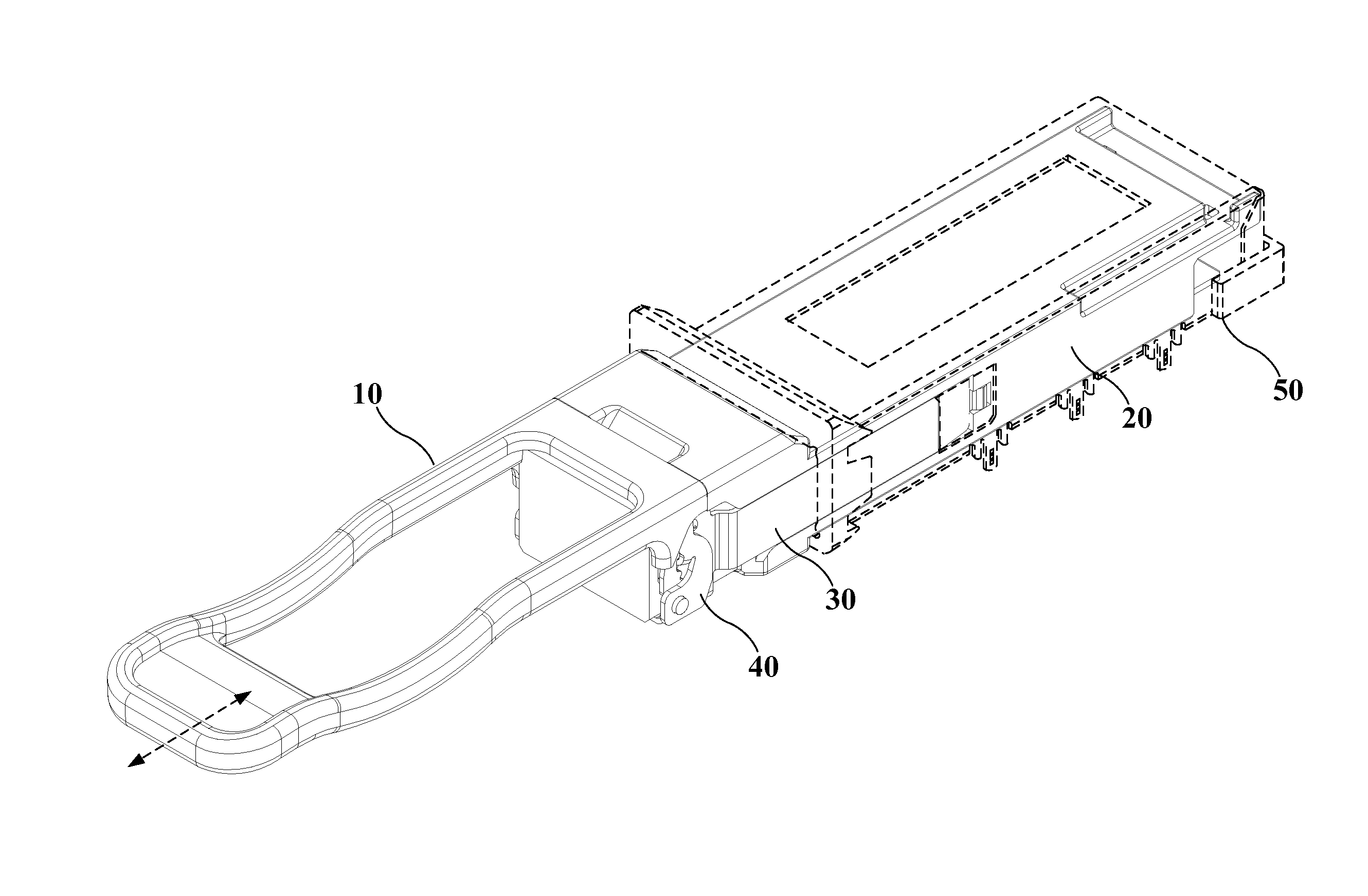 Transceiver module release mechanism