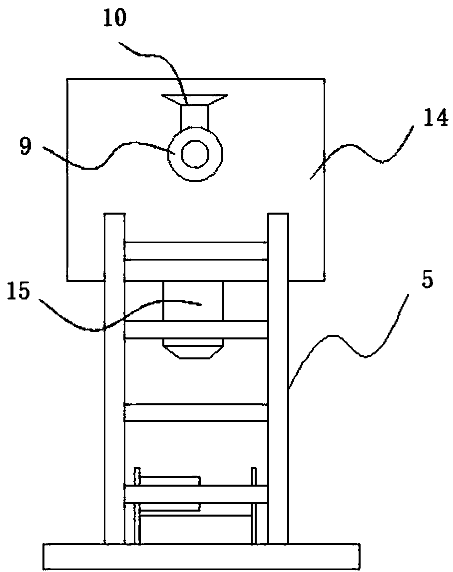 Feeding frame for livestock breeding