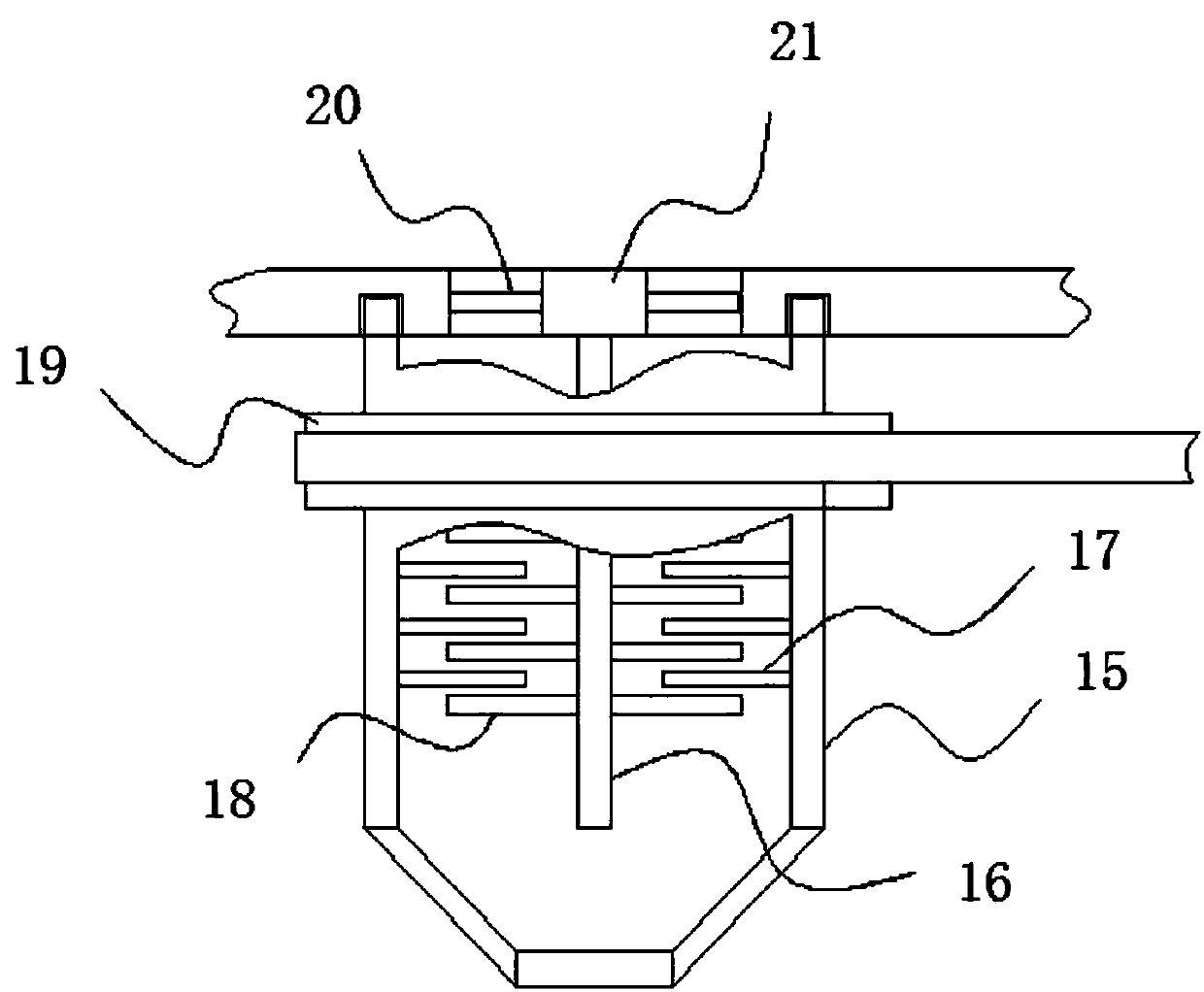 Feeding frame for livestock breeding