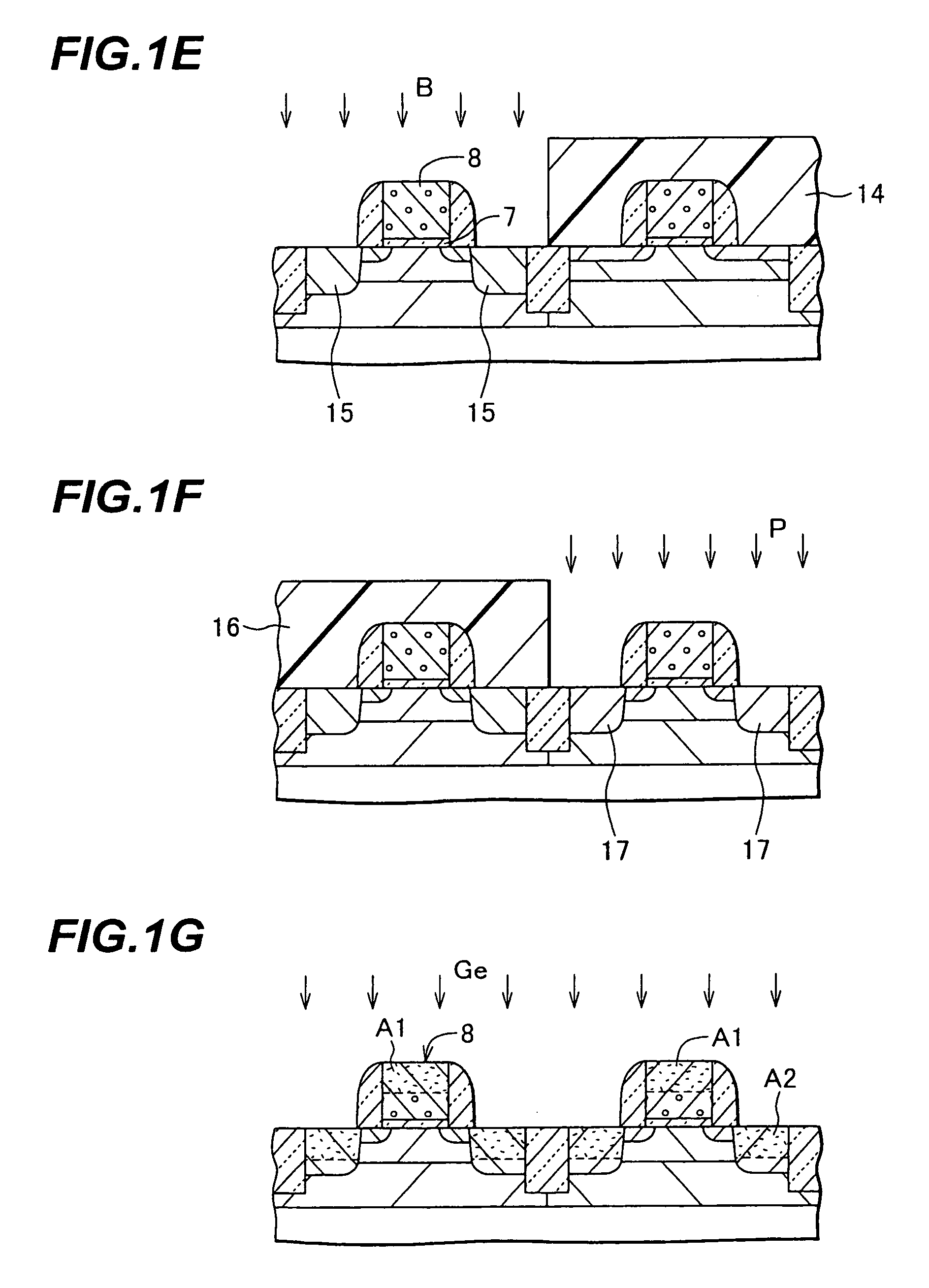 Semiconductor device manufacture method capable of supressing gate impurity penetration into channel