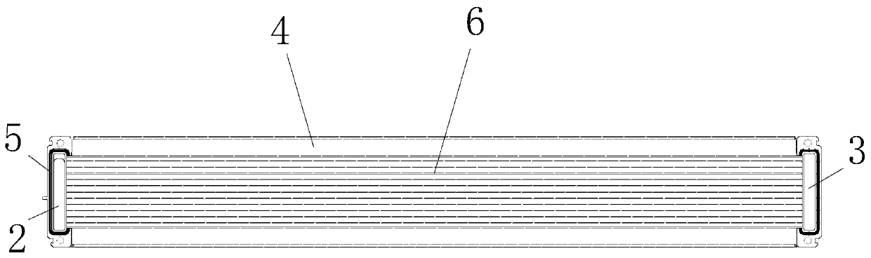 Novel cylinder battery liquid cooling structure