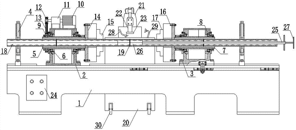 Screw pump metal stator welding whole-set equipment system