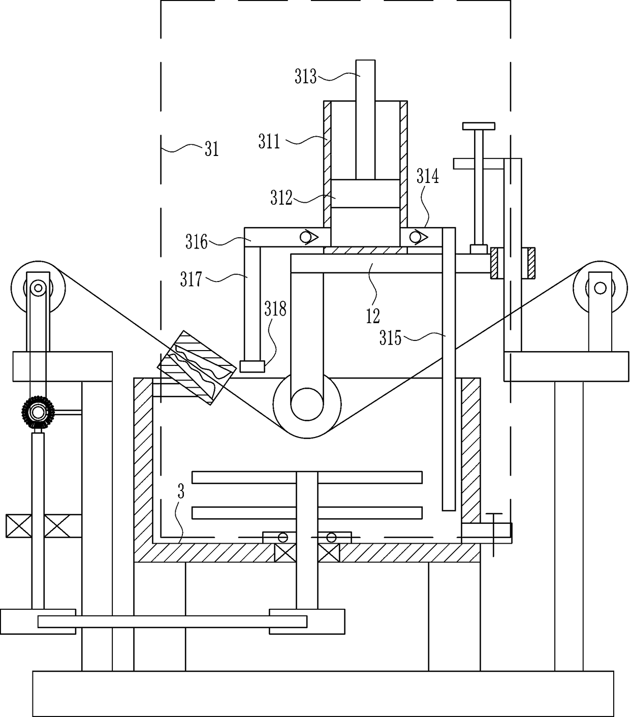 Textile fabric dyeing equipment