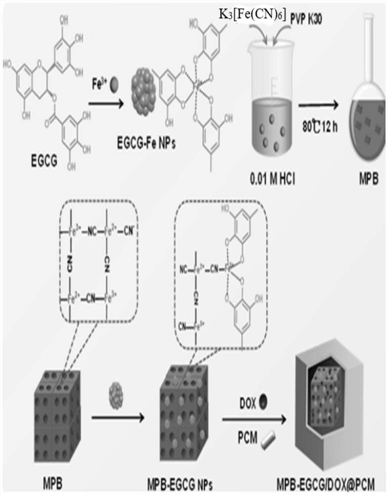 Nano drug delivery system as well as preparation method and application thereof