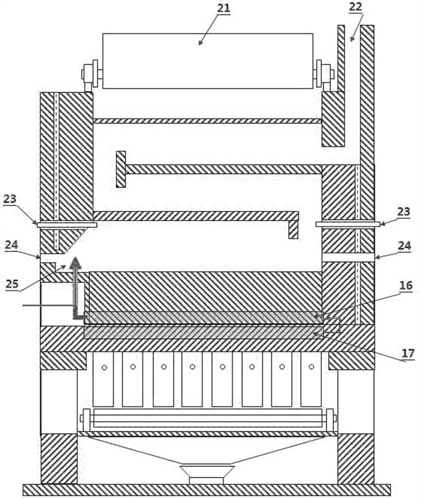 Method and device for optimizing iron ore through gas-coal double-base direct reduction magnetic separation