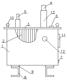 Anti-vibration oil immersed transformer