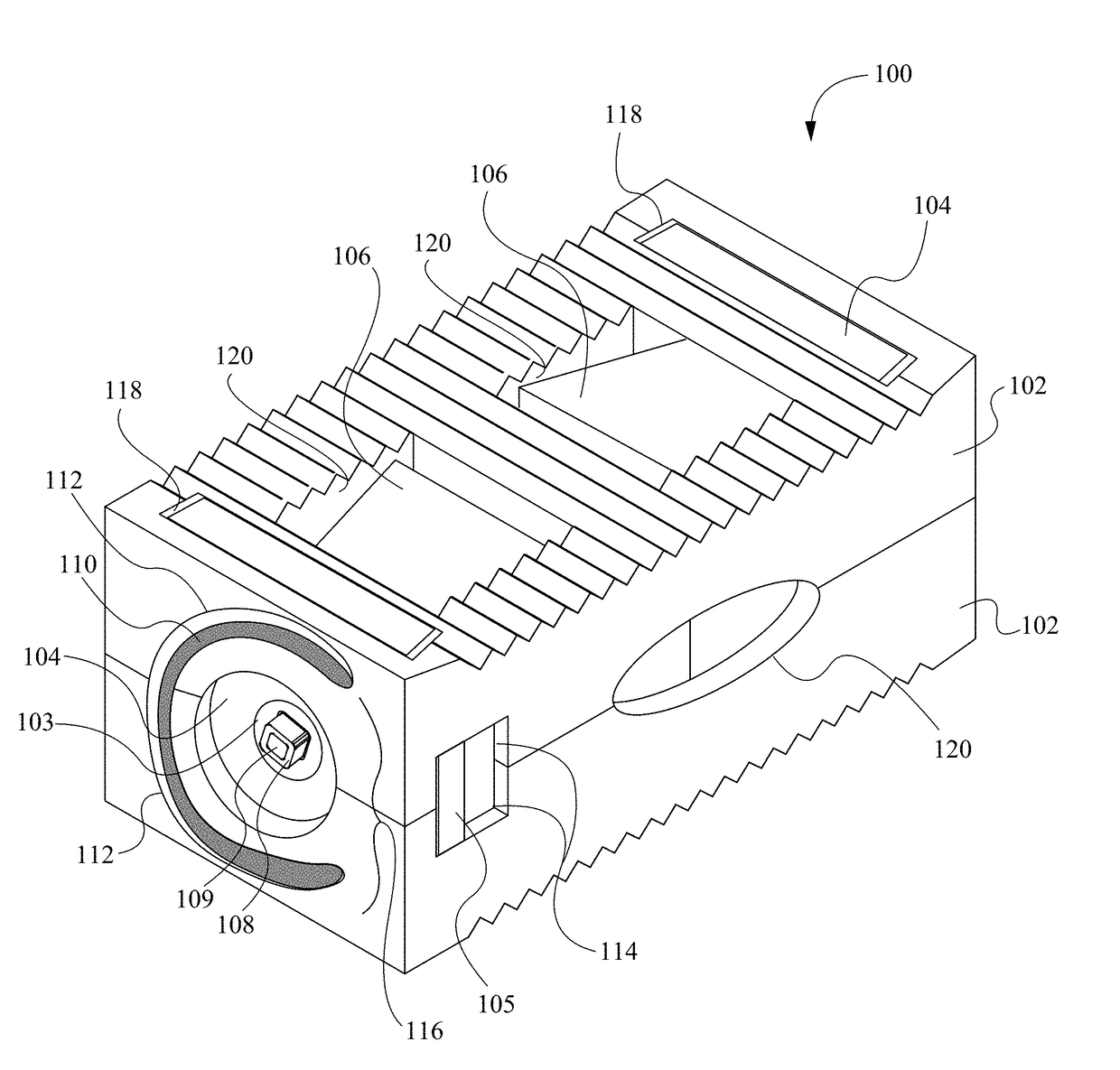 Bodiless bone fusion device, apparatus and method