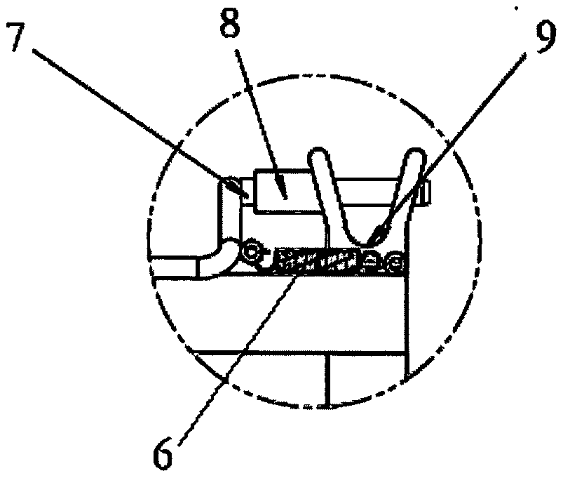 Two-side corn unloading device for corn harvester granary