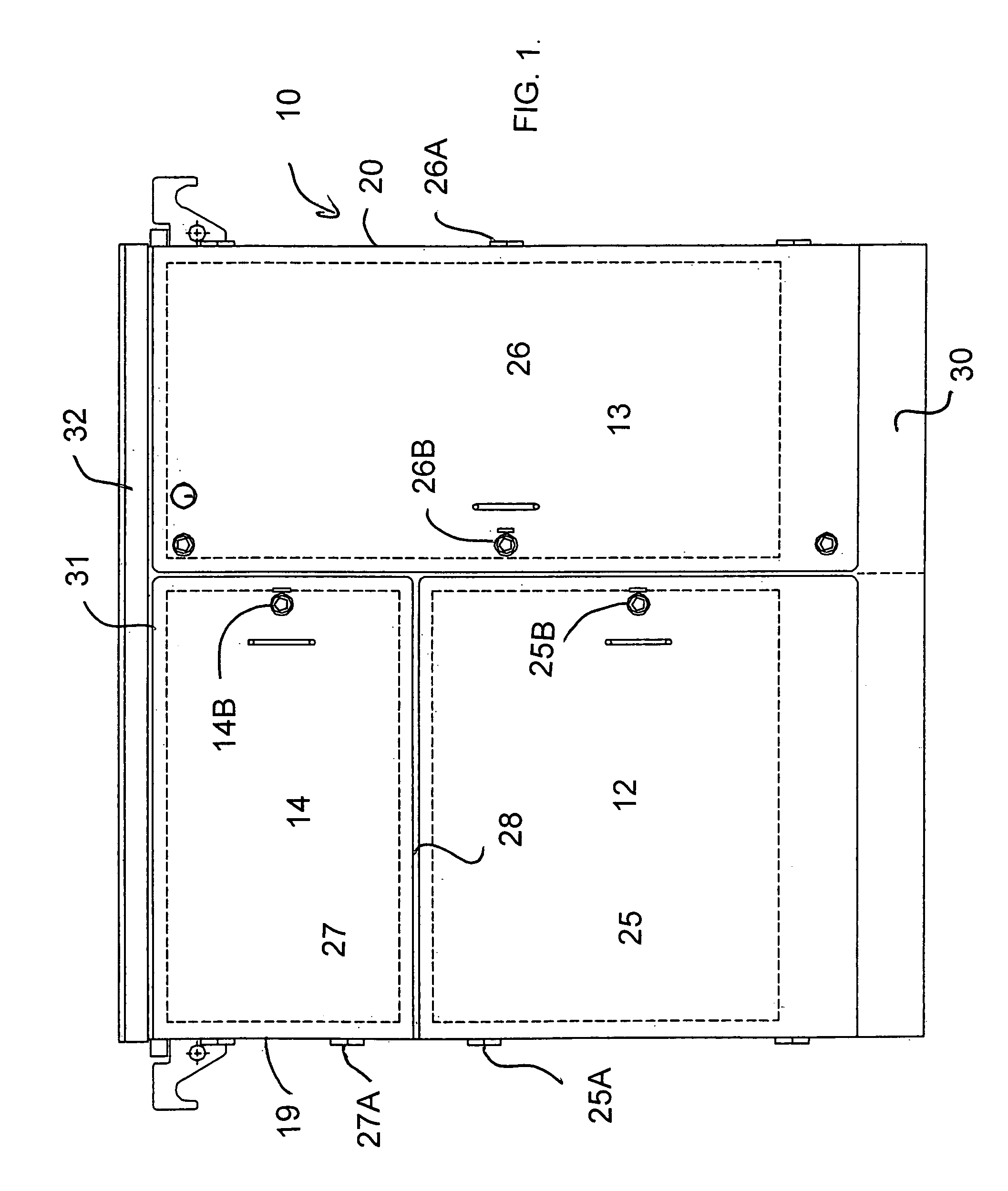 Transformer with housing and switch gear