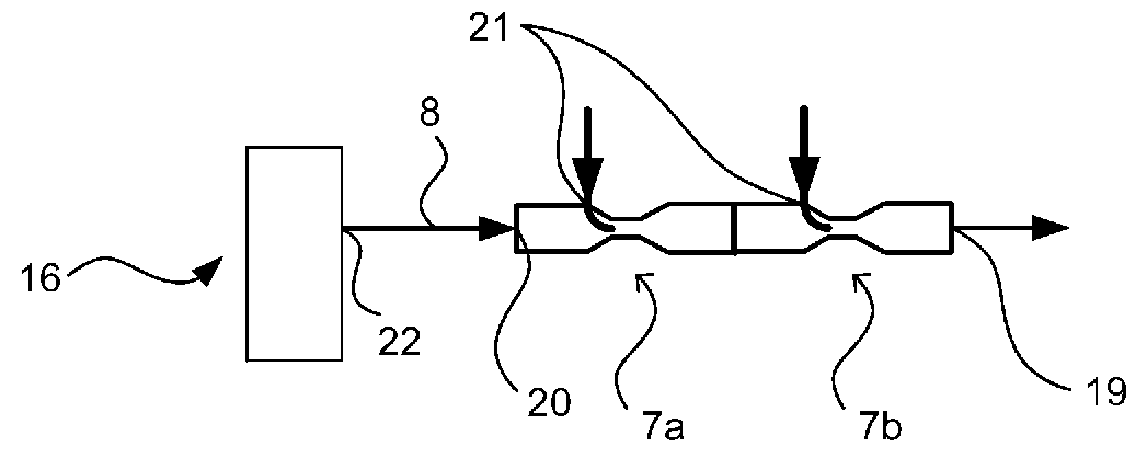 Method and apparatus for separating component of gaseous component