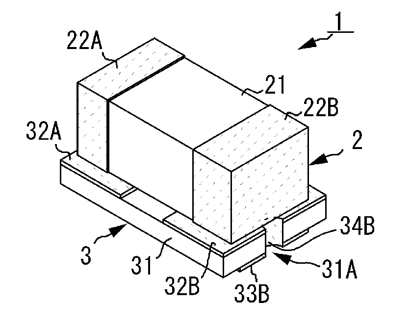 Chip-component structure