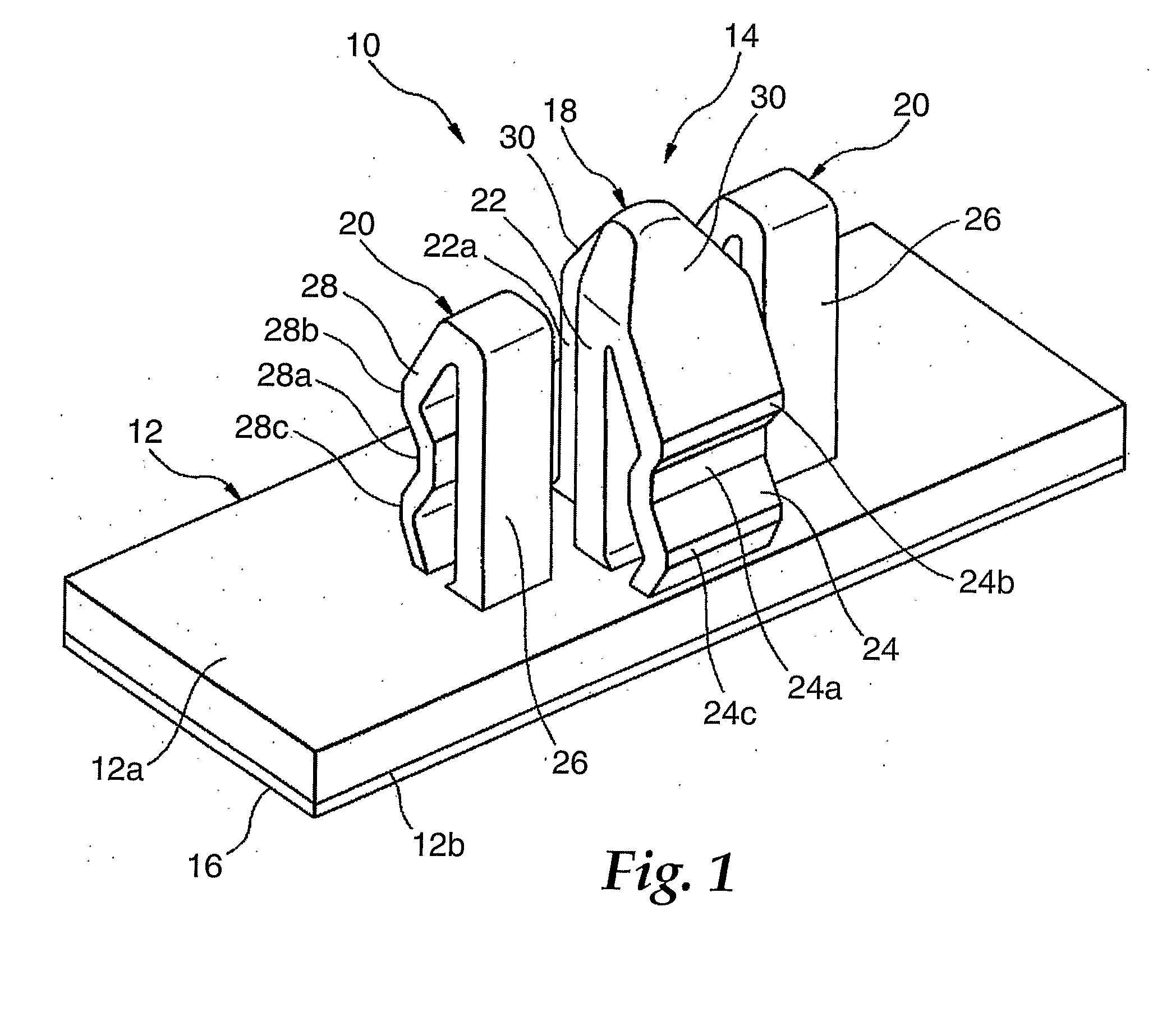 Three Legs Clip For Windshield (Article Support)