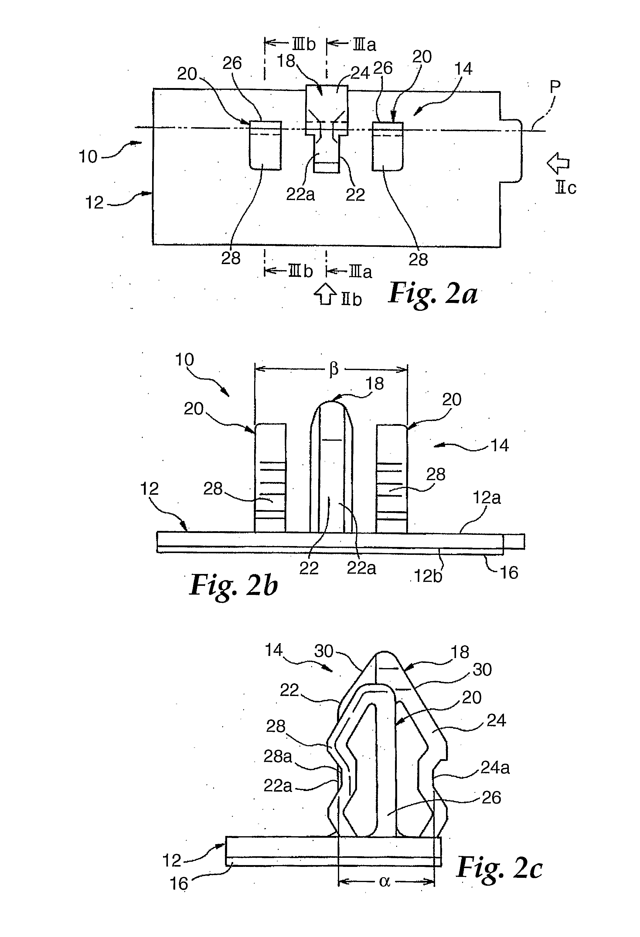 Three Legs Clip For Windshield (Article Support)