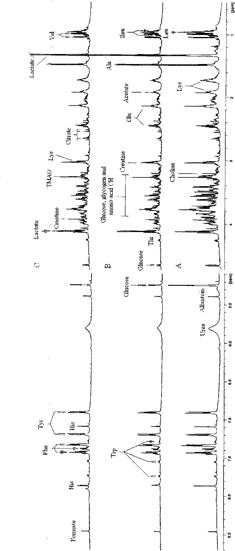 Application of metabonomic technology in intrauterine growth retardation