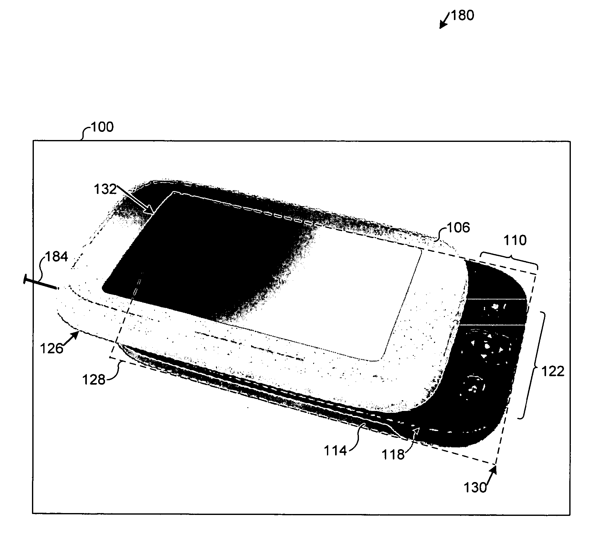 Slide and rotate display configurations for a handheld computing device