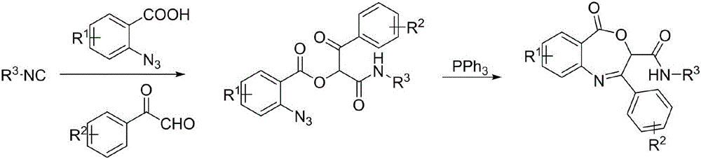 Benzoxazepin bacteriostats and synthetic method thereof