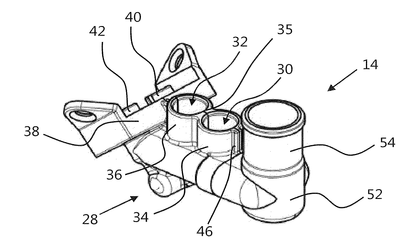 Respiratory system connector