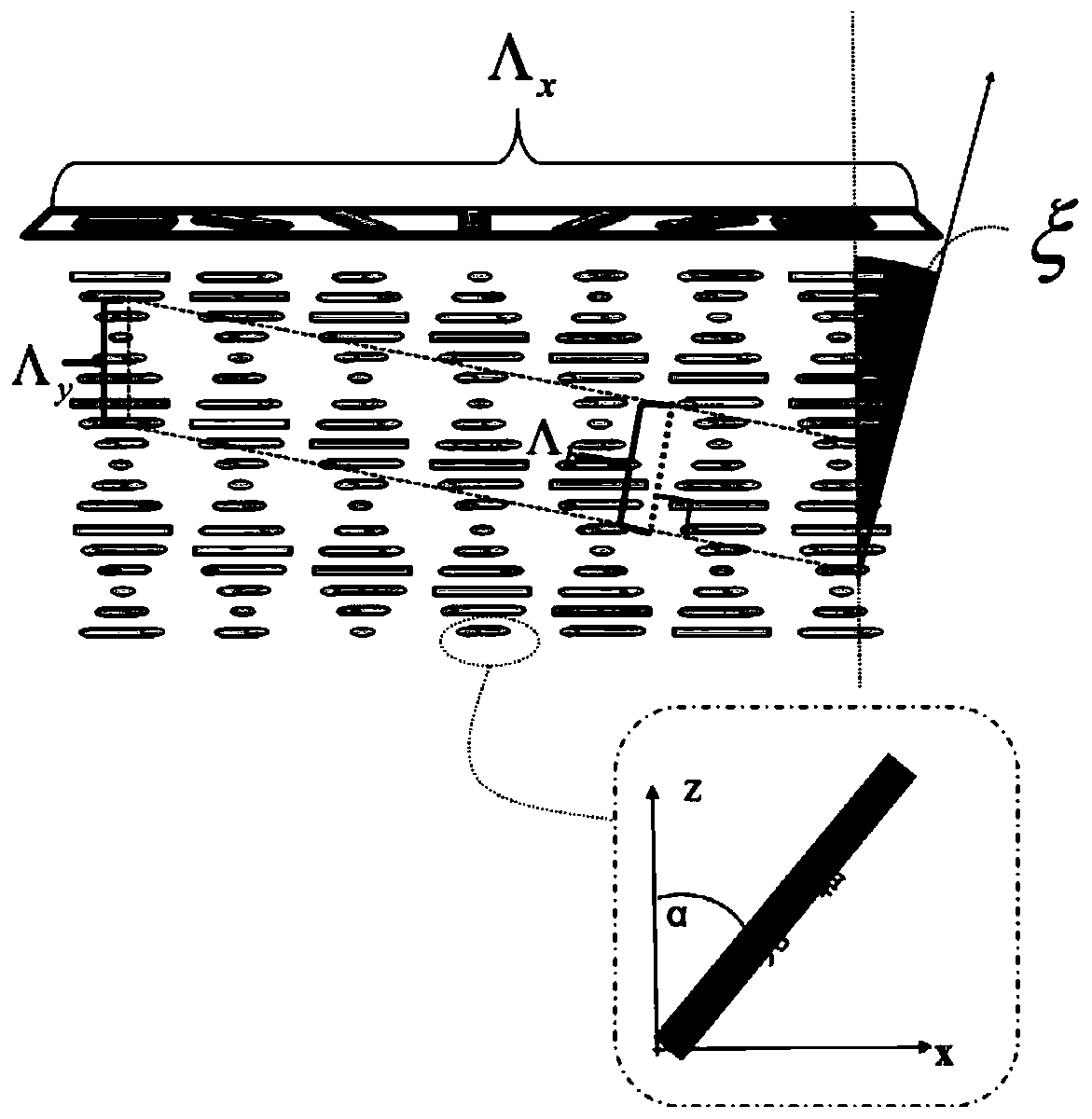 Liquid crystal polarization grating cascade device and diffraction angle regulation and control method thereof