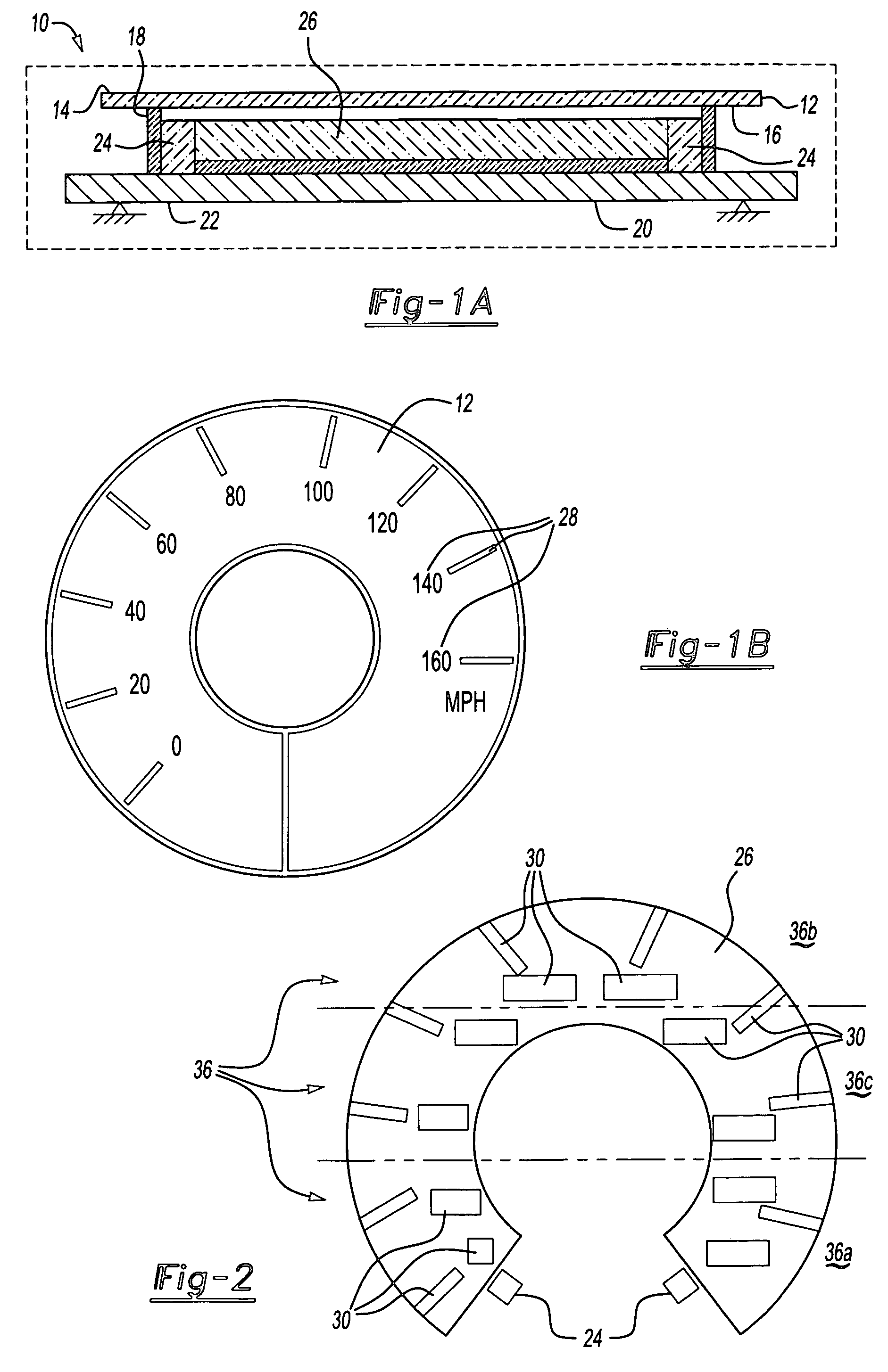 Illumination of gauge indicator scale