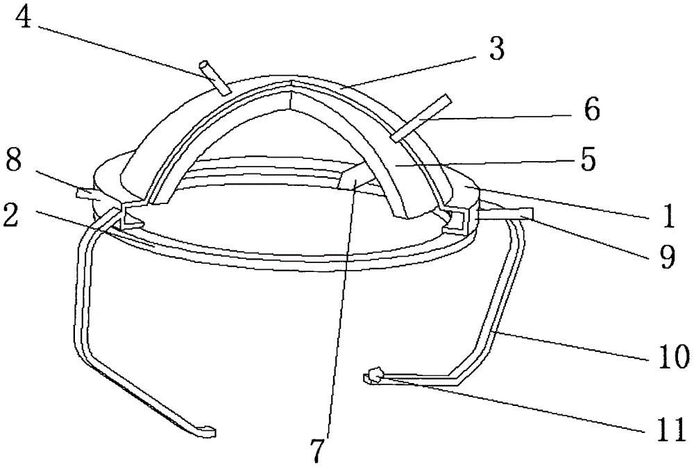 Inflation type mammary gland massage device