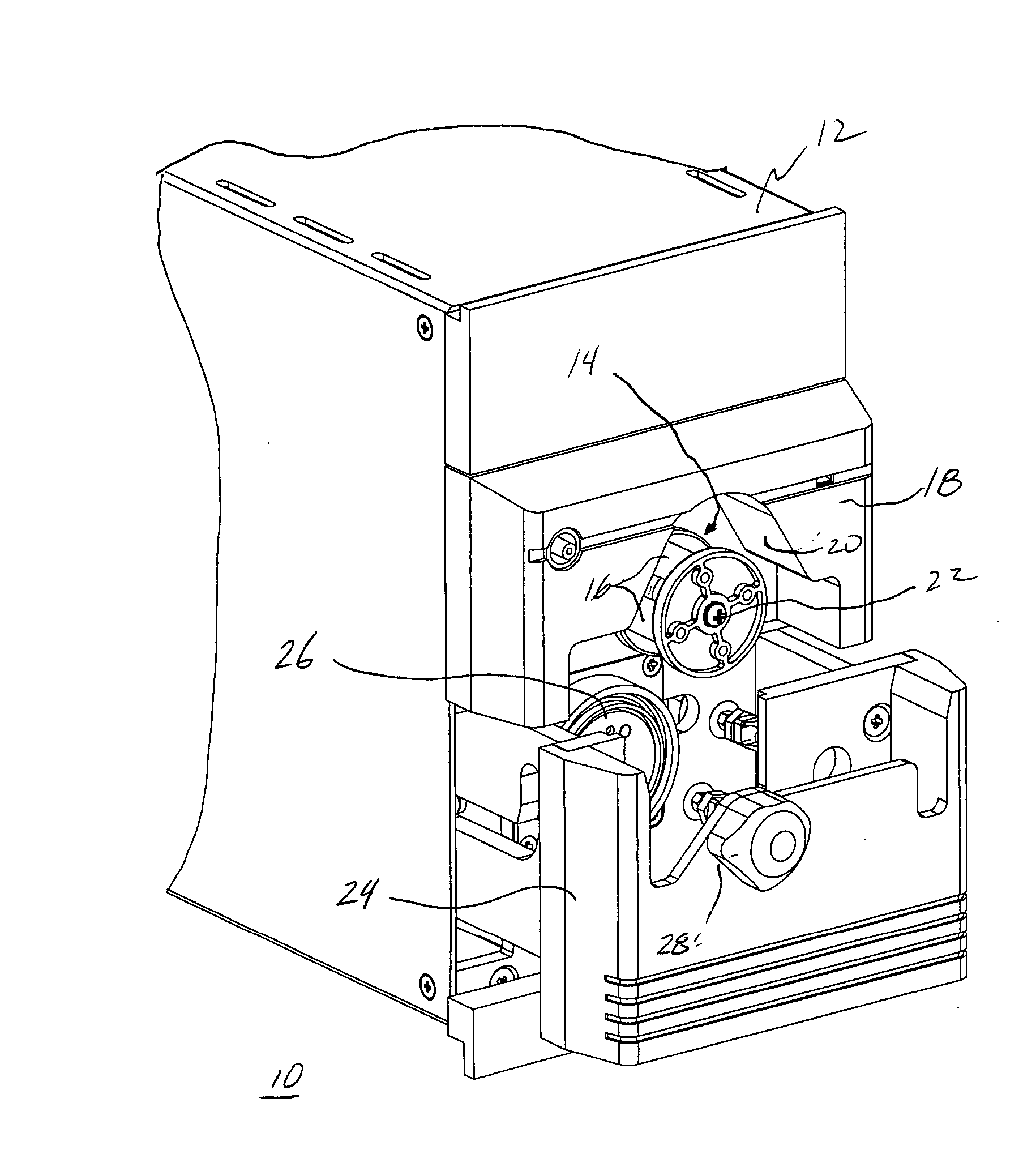 Peristaltic pump with air venting via the movement of a pump head or a backing plate during surgery