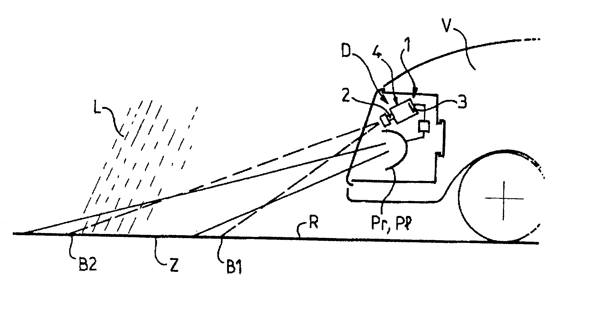 Method and apparatus for detecting the state of humidity on a road on which a vehicle is travelling